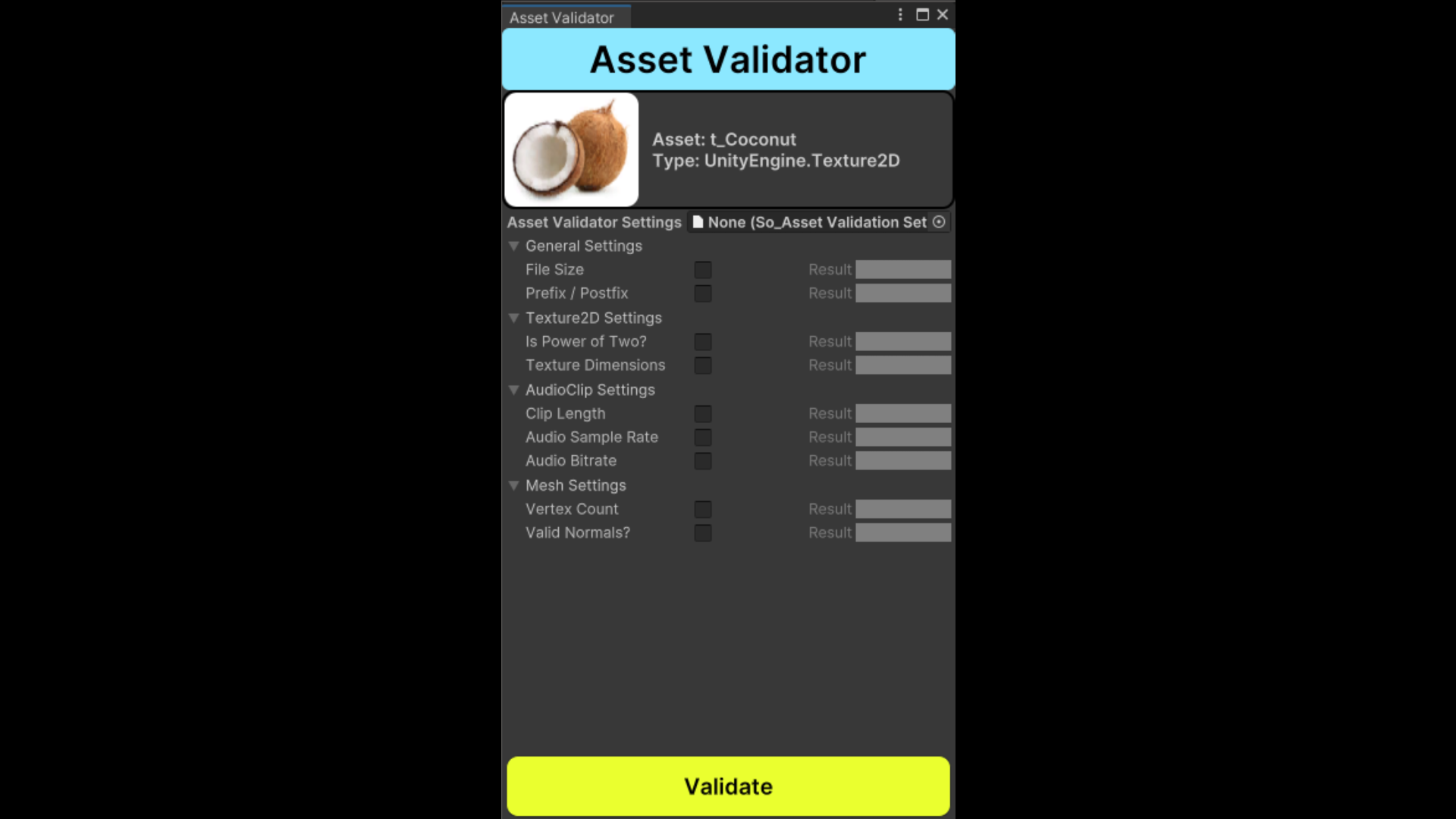 Find out more about Unity Asset Validator